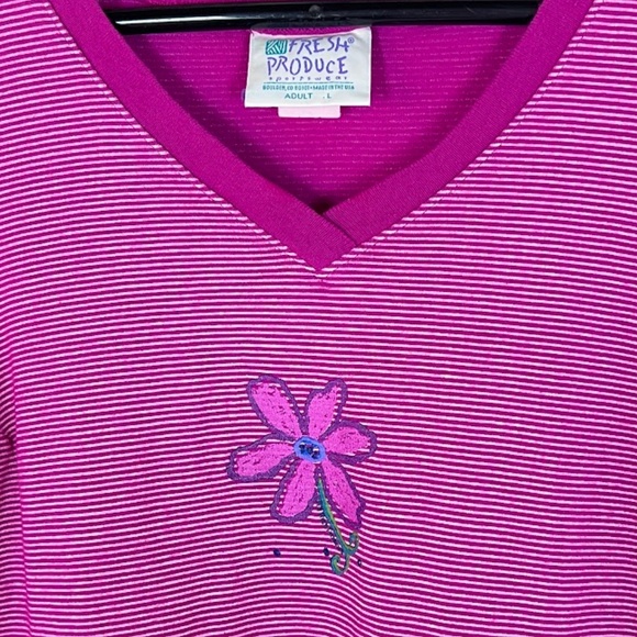 Fresh Produce Fuchsia Dress/Beach Cover Up/Loungewear Sz Adult Lg 🎉Host Pick🎉 - Picture 1 of 7